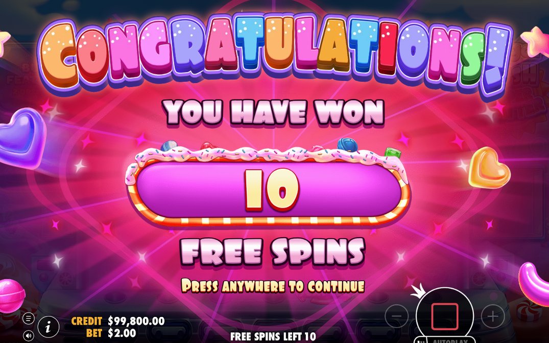 Free Spins round running on the 7x7 grid
