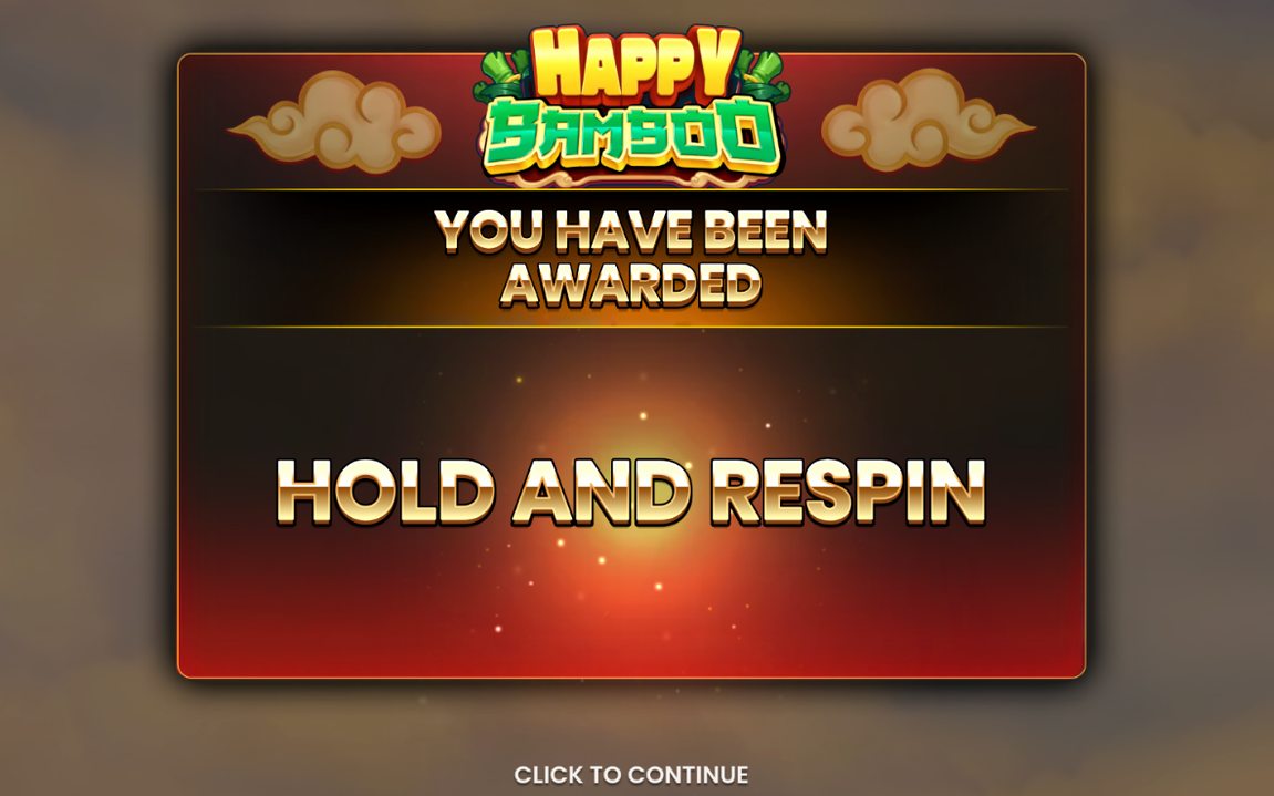 Hold and Respin Feature: all nine slots spinning