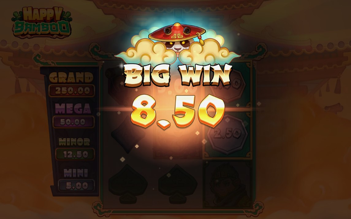 Winning payline with symbols matching across three positions