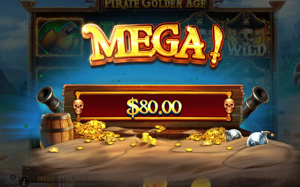 Win screen with a paid payline across the 5x3 grid